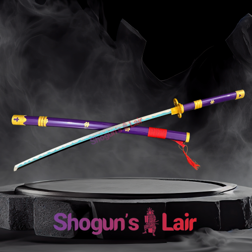 Purple Enma Wooden Katana